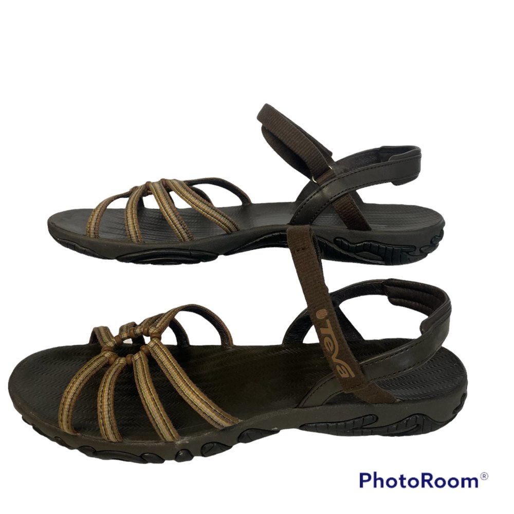 TEVA Kayenta Womens Sz 8 1/2 BrownStrappy Waterproof Sport Hiking Trail Sandals
